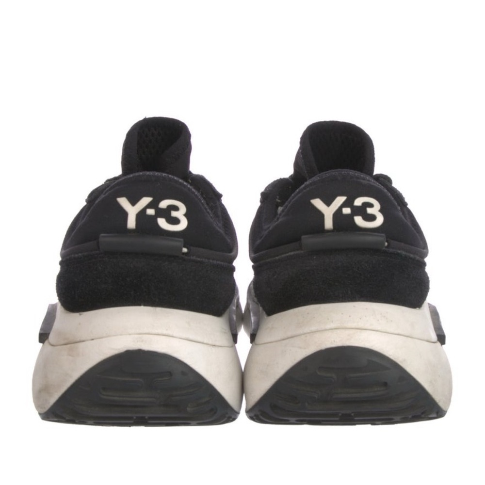 Y-3 Black and White Sneakers